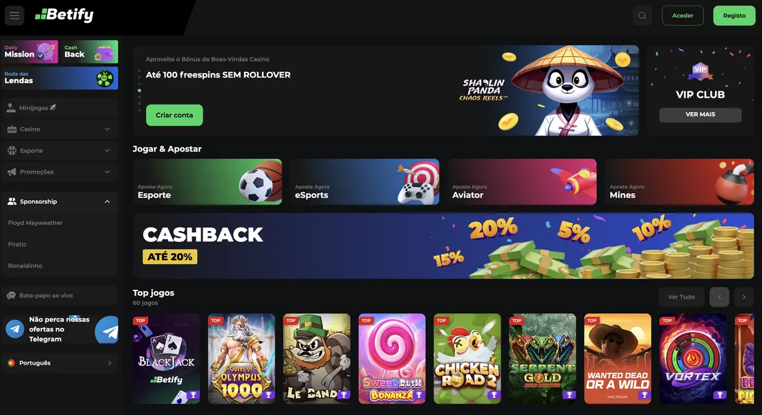 Apoio ao Cliente no Betify